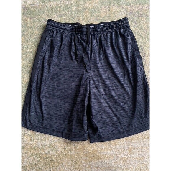 Under Armour Gym Large Shorts HeatGear Fitted Performance Athletic Mens - Picture 1 of 6